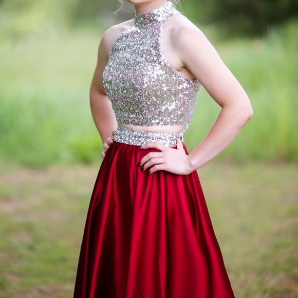 Red Prom Dress - Picture 3 of 3
